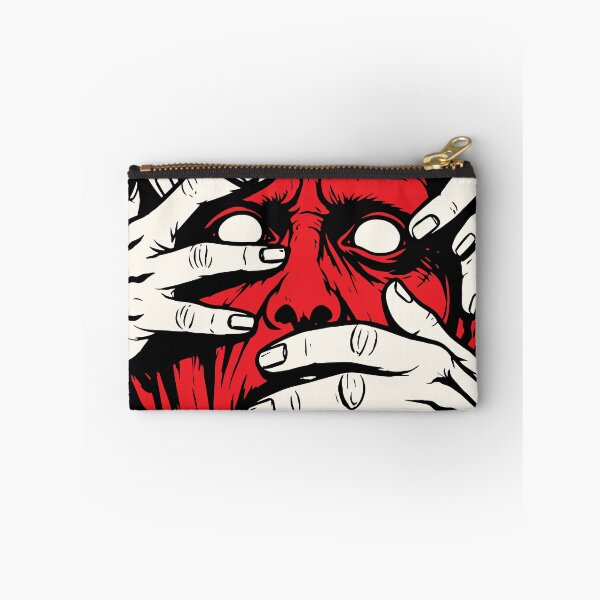 Item preview, Hands Covering Face Horror Red Demon Art designed and sold by RamyGallery.