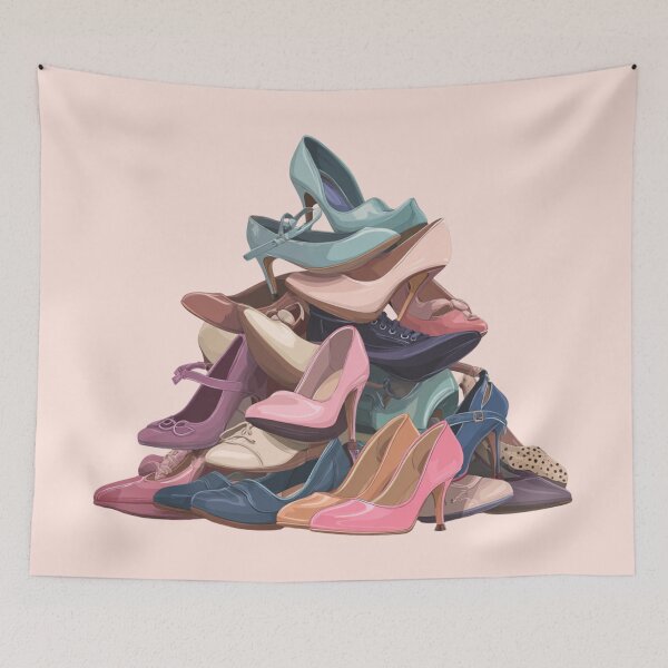 Item preview, Stack of shoes designed and sold by bubblyrainbow.