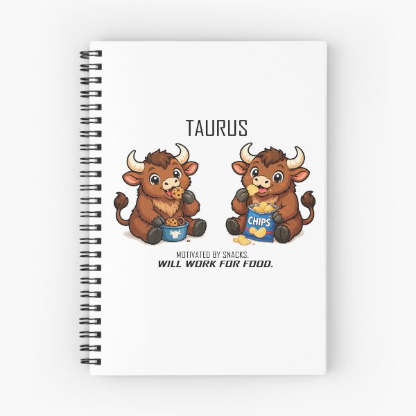 Item preview, Taurus - I love Snacks designed and sold by Remake Design Lab.