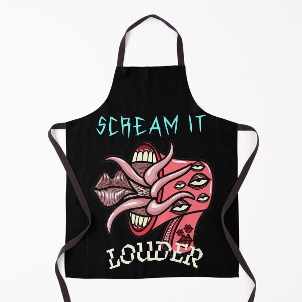 Item preview, Scream It Louder – Surreal Mouth Psychedelic Artwork designed and sold by Deathcocoshots.