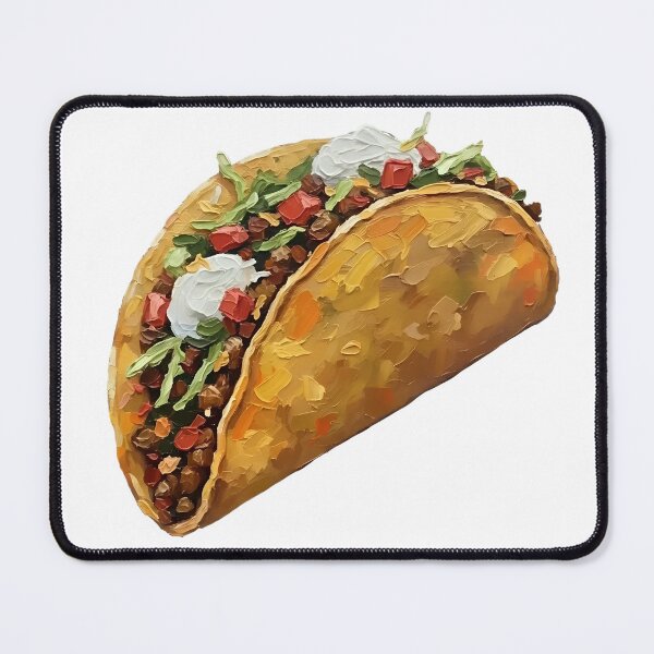 Item preview, Supreme Taco Colorful Palette Knife Art Playful Food Design designed and sold by GymTanLaundry.