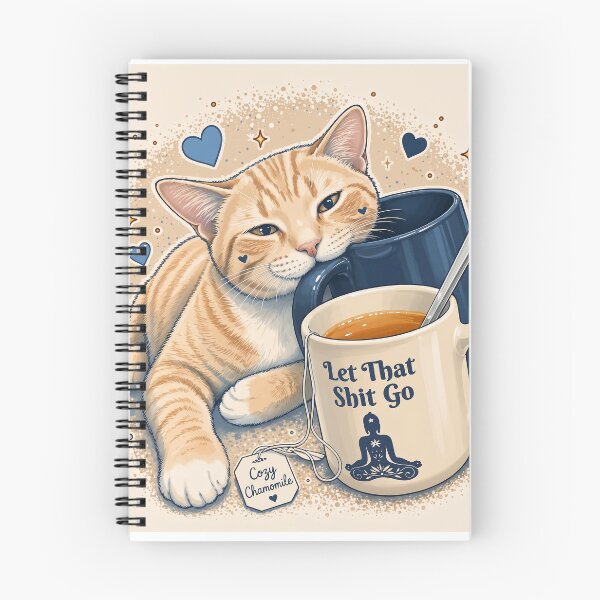 Item preview, Let That Sh!t Go(Coastal Blue) - Cozy Cat Tee & Apparel designed and sold by letitgostudio.
