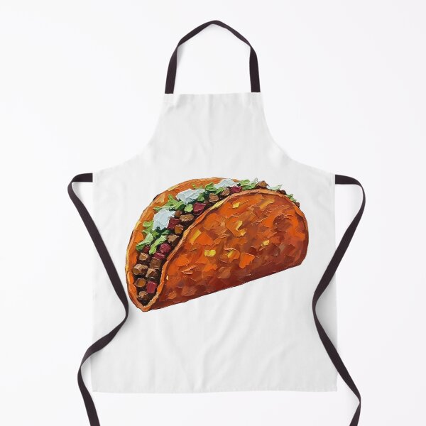 Item preview, Doritos Supreme Taco Colorful Palette Knife Art Playful Food Design designed and sold by GymTanLaundry.