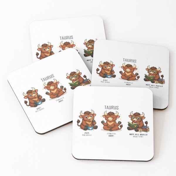 Item preview, Taurus - Eat. Rest. Repeat.  designed and sold by Remake Design Lab.