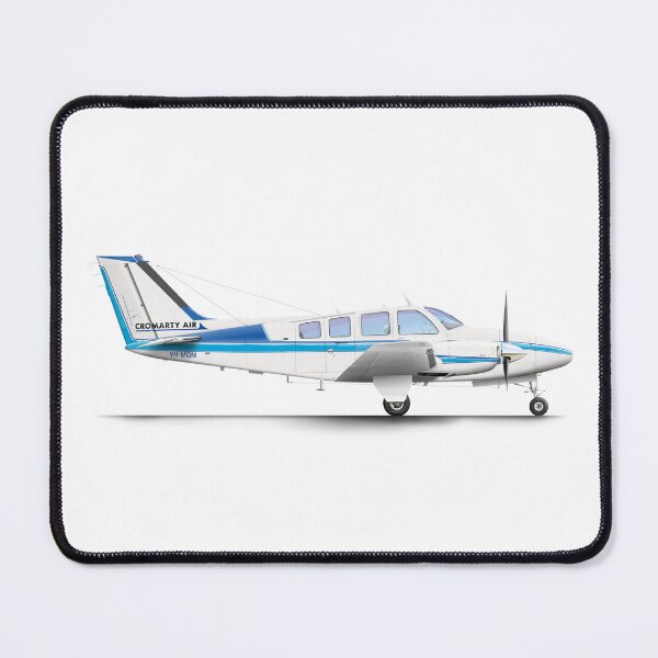 Item preview, BEECH BARON B58 designed and sold by Grubby Fingers Aircraft Illustration.