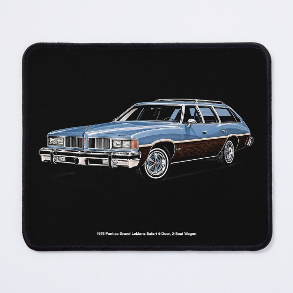 Item preview, 1976 Pontiac Grand LeMans Safari Wagon – Classic Woodgrain Wagon Art designed and sold by Stinky Lincy's Apparel Company.