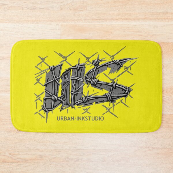 Item preview, UIS Barbed Wire Logo - Urban Ink-Studio Gritty Emblem designed and sold by Urban-InkStudio.