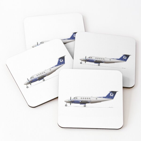 Item preview, BEECH B200 KINGAIR designed and sold by Grubby Fingers Aircraft Illustration.
