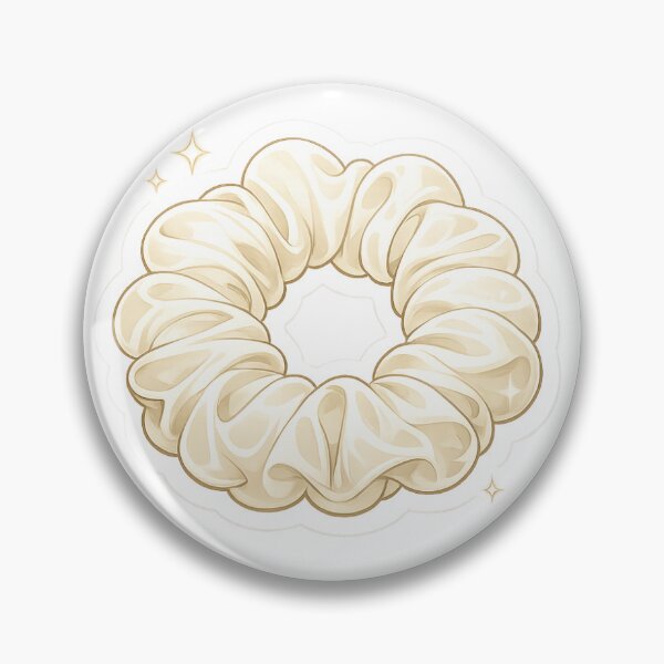 Item preview, Minimalist Cream Silk Scrunchie designed and sold by Gumdropi.