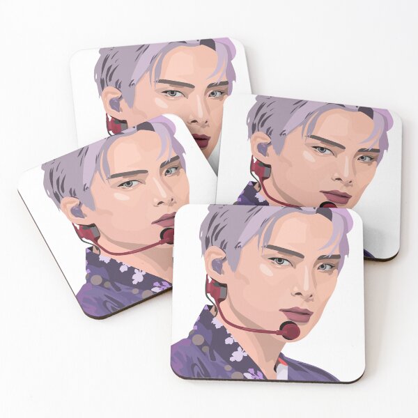 Item preview, Junhee A.C.E in a stunning digital art vector portrait designed and sold by Aome22.