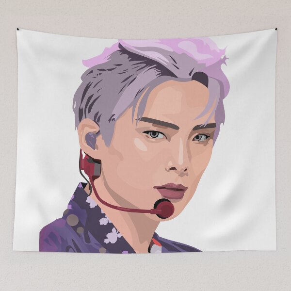 Item preview, Junhee A.C.E in a stunning digital art vector portrait designed and sold by Aome22.