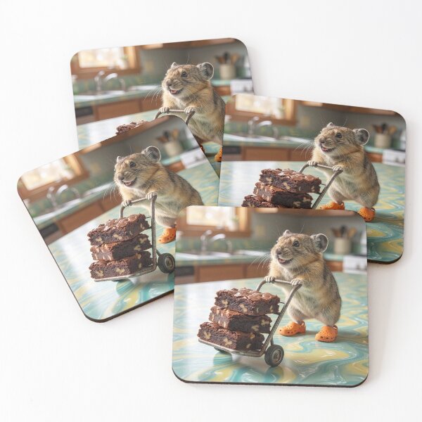Item preview, Pika Absconds With Brownies designed and sold by Tridentulus.