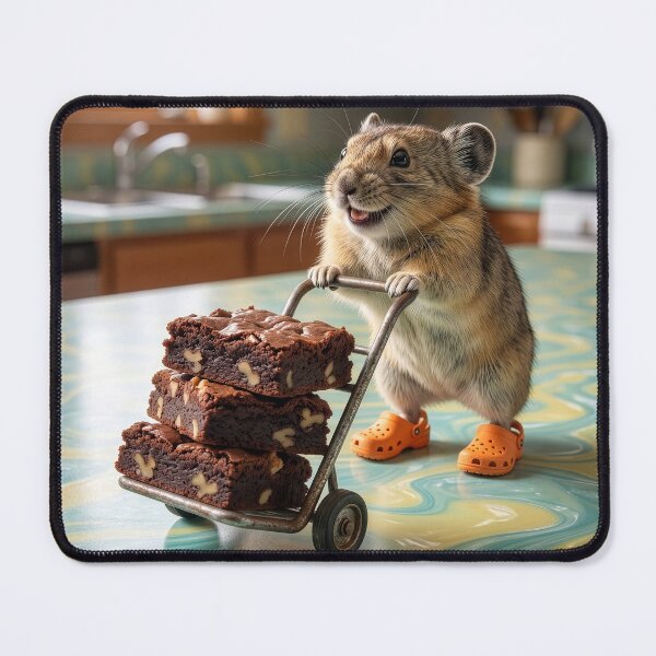Item preview, Pika Absconds With Brownies designed and sold by Tridentulus.