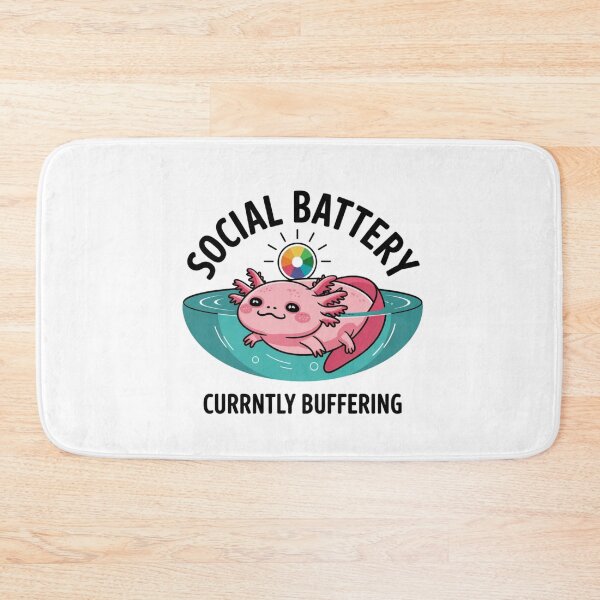 Item preview, Mischievous Social Anxiety Axolotl Burnout Meme Art designed and sold by Mr-wow.