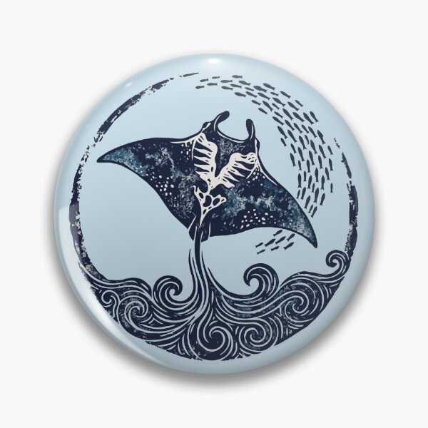 Item preview, Manta Fish Swirl designed and sold by Gkinoki.