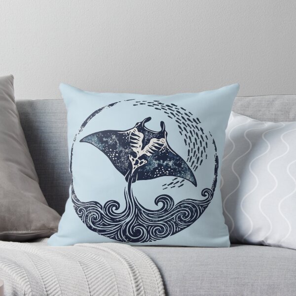 Item preview, Manta Fish Swirl designed and sold by Gkinoki.