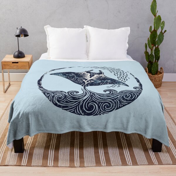Item preview, Manta Fish Swirl designed and sold by Gkinoki.