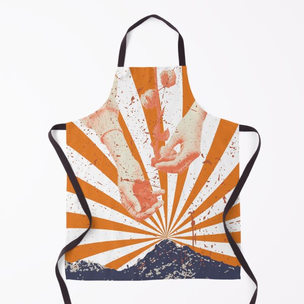 Item preview, Surreal Hands Collage – Grunge Sunburst Retro Art designed and sold by Deathcocoshots.