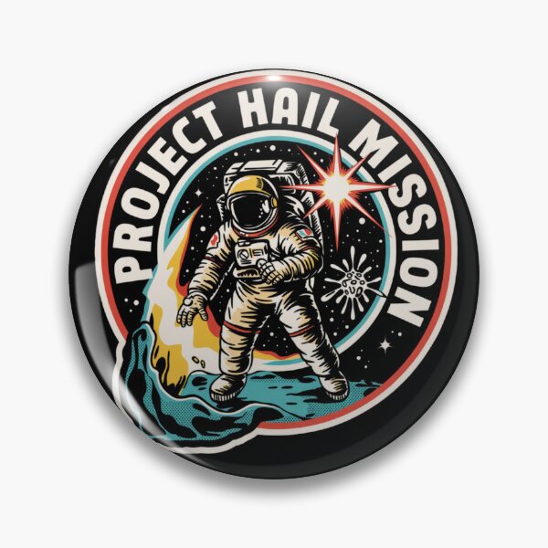 Item preview, Space Mission Patch Astronaut Retro Design designed and sold by ChillDrop.