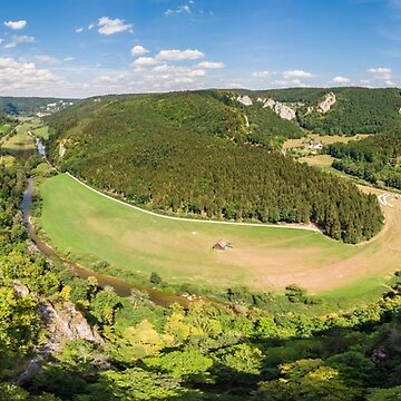 Artwork thumbnail, Danube Horseshoe Bend at Knopfmacherfelsen, Germany by holgermader