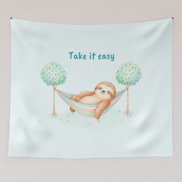 Item preview, Take It Easy Sloth Little Steps Series designed and sold by HumTumMe.