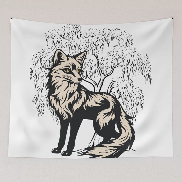 Item preview, Mystic Wolf Line Art designed and sold by yuki-hana.