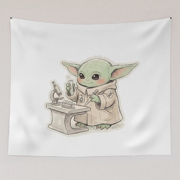 Item preview, BABY YODA LAB TECH designed and sold by LIS AND MELIVERSO.