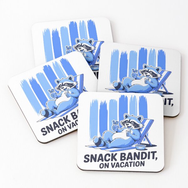 Item preview, Snack Bandit, On Vacation designed and sold by theartfulaspie.