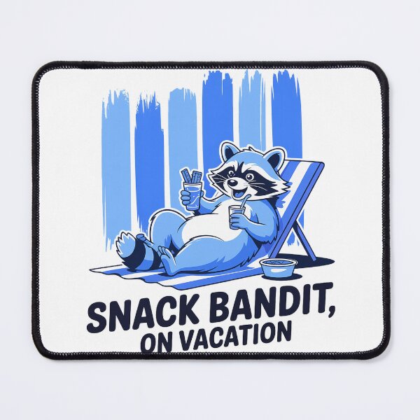 Item preview, Snack Bandit, On Vacation designed and sold by theartfulaspie.