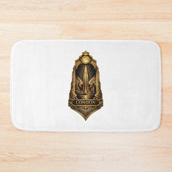 Item preview, deco style London badge designed and sold by astriebatik.