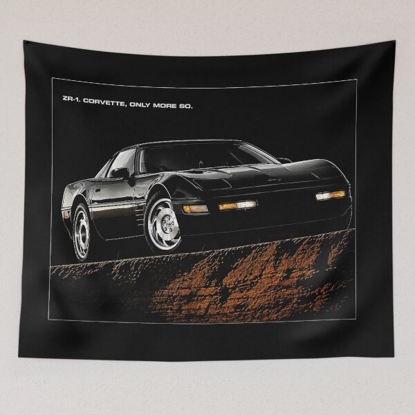 Item preview, Corvette ZR-1 C4 – Black American Performance Icon Art designed and sold by Stinky Lincy's Apparel Company.