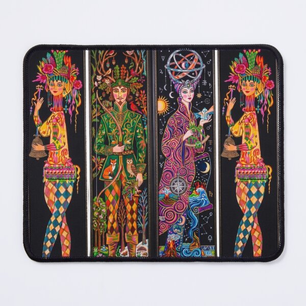 Item preview, Whimsical Folk Art Triptych designed and sold by dcohea.