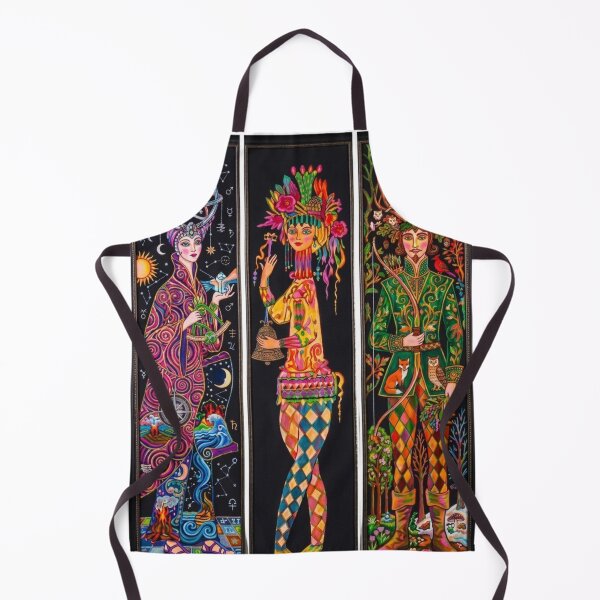Item preview, Whimsical Folk Art Triptych designed and sold by dcohea.