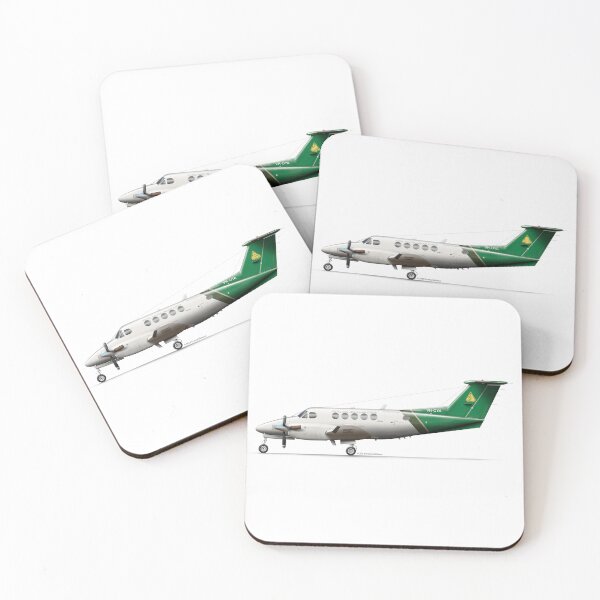 Item preview, BEECH B200 KINGAIR designed and sold by Grubby Fingers Aircraft Illustration.