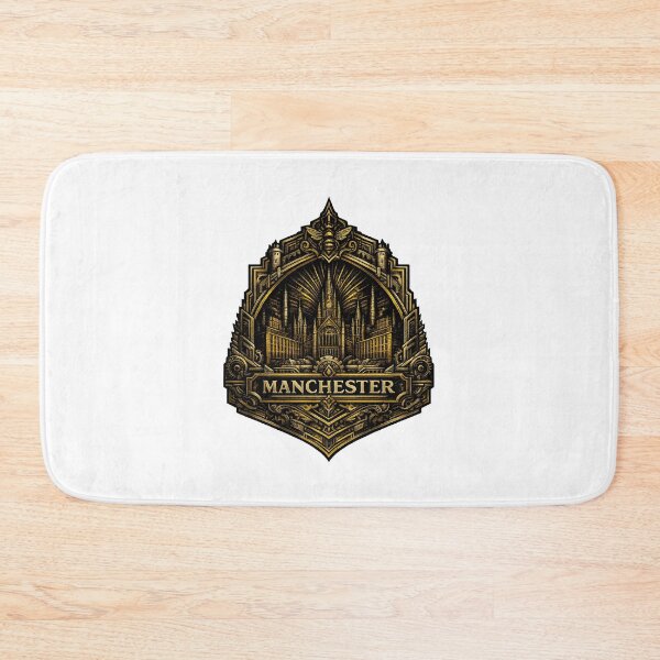 Item preview, Deco style manchester badge designed and sold by astriebatik.