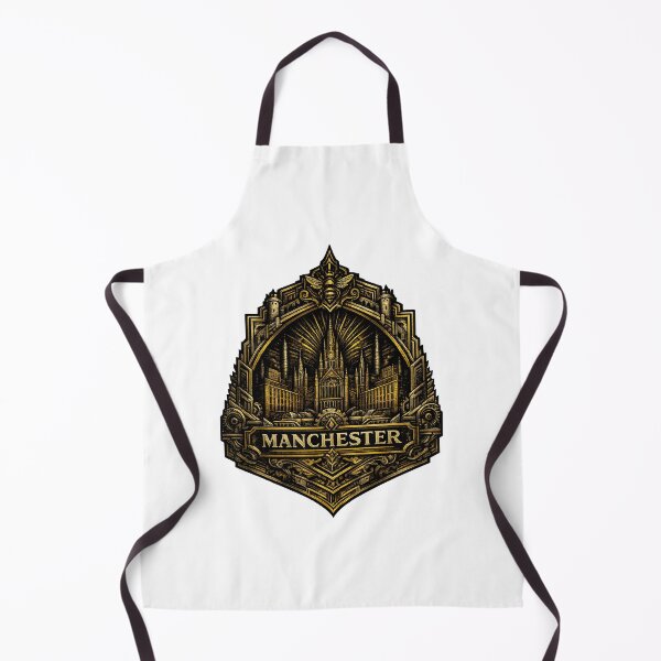 Item preview, Deco style manchester badge designed and sold by astriebatik.