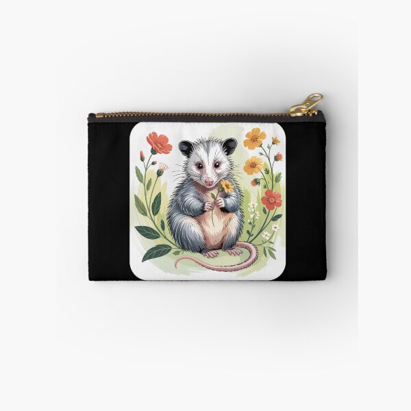Item preview, Botanical Opossum Portrait designed and sold by theartfulaspie.