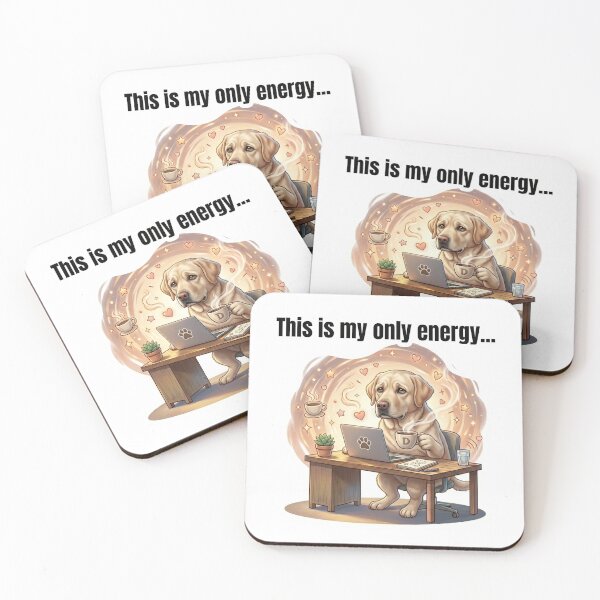 Item preview, Coffee Dog – Work Energy Sticker designed and sold by wildbest.