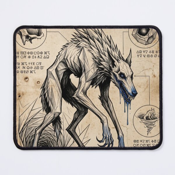 Item preview, Specimen VI: Hound of Tindalos - Codex Miskatonici Occult Anatomical Study designed and sold by lord-of-skins.