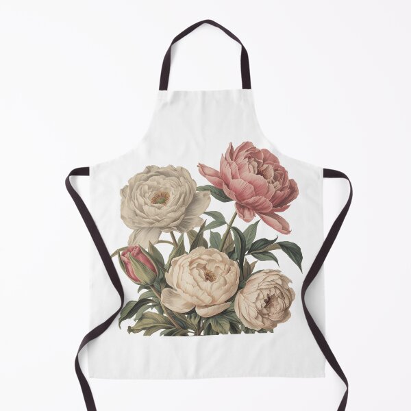 Item preview, Vintage Peony Study – Classic Botanical Illustration designed and sold by Joyfulfabric.