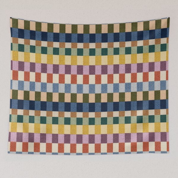 Item preview, Colorful Woven Stripe Pattern Rug Texture – Modern Geometric Textile Design designed and sold by Timegraf.