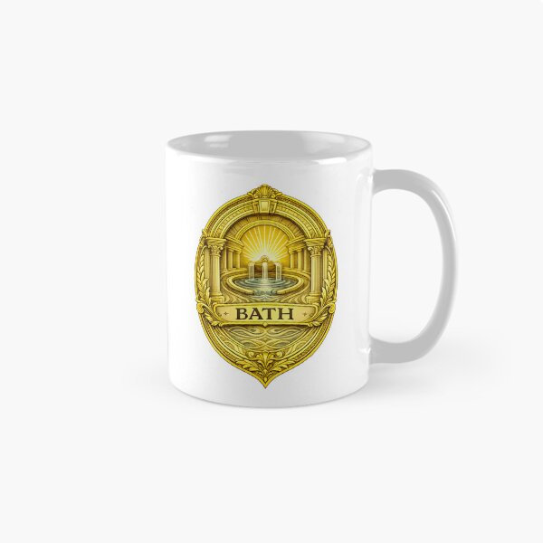 Item preview, gold deco style bath badge designed and sold by astriebatik.