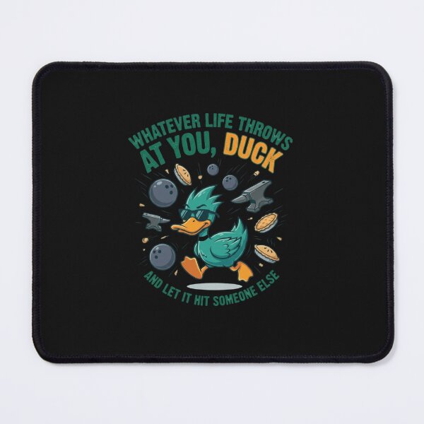 Item preview, Cool Duck Dodging Life's Challenges Funny Graphic designed and sold by manmoo.