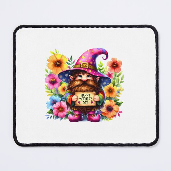 Item preview, Whimsical Mother's Day Gnome Wizard Art designed and sold by lojadpop.