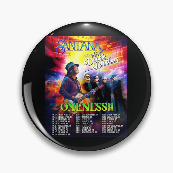 Item preview, Santana Oneness Tour Dates 2026 Iseng designed and sold by Desuhype.