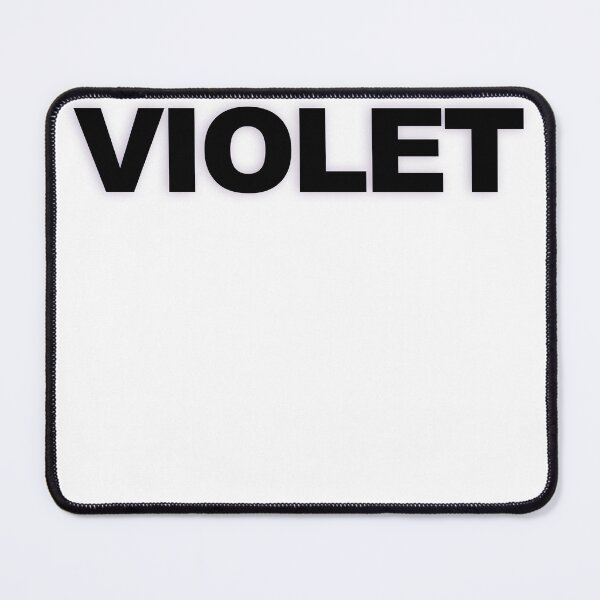 Item preview, VIOLET — Black Minimal Bold Type Statement designed and sold by WORDPAUSE.