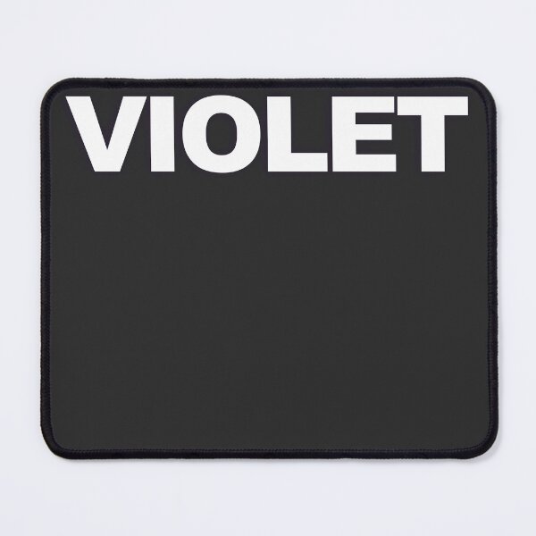 Item preview, VIOLET — White Minimal Bold Type Statement designed and sold by WORDPAUSE.