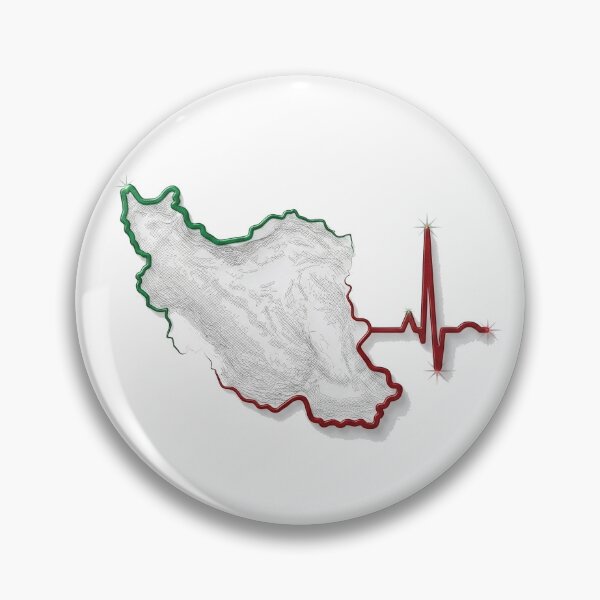Item preview, Iran Map Tshirt | Persian Heartbeat Line Art Shirt | Minimal Silhouette, Identity & Resilience | I love Iran, Iran Heartbeat - Minimalist Persian Map Art  designed and sold by Mossypixels.