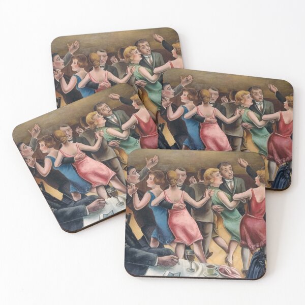 Item preview, Dance Painting Expressionist Couples Jazz Age Vintage Art Lovers designed and sold by RickE.