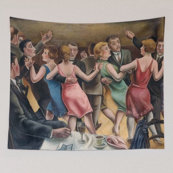 Item preview, Dance Painting Expressionist Couples Jazz Age Vintage Art Lovers designed and sold by RickE.